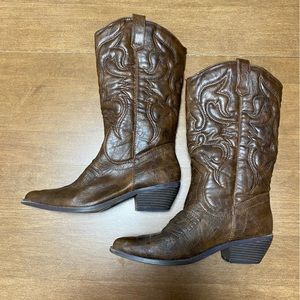 Call It Spring Women’s Cowboy Boots - Size 7.5